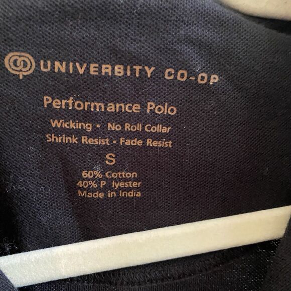 University Co-Op Campus Wear Texas Longhorns Embroidered Polo Shirt Black Small‎ - Picture 6 of 7